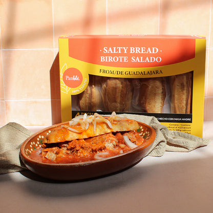"Birote Tapatío" Salty Bread 12 pcs